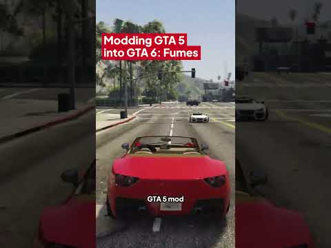 Refuellable cars in GTA 5 | Modding GTA 5 into GTA 6 ⛽