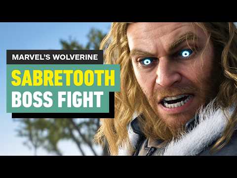 Marvel’s Wolverine – Sabretooth Boss Fight | 4K Gameplay
