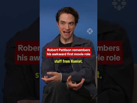 Robert Pattinson remembers getting into character for his first #movie role. #primetime #acting