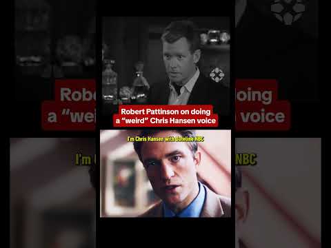 Is Robert Pattinson doing a weird voice for Primetime?