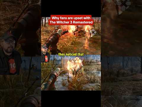 This Witcher 3 Remastered footage is getting scrutinized online. #thewitcher #thewitcher3 #gaming