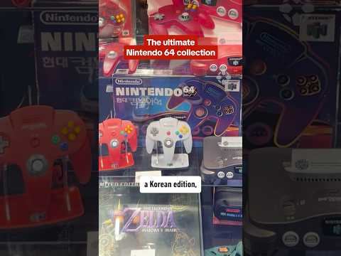 We can’t stop drooling at this complete N64 collection from Consolevariations! #gamescom2026 #n64