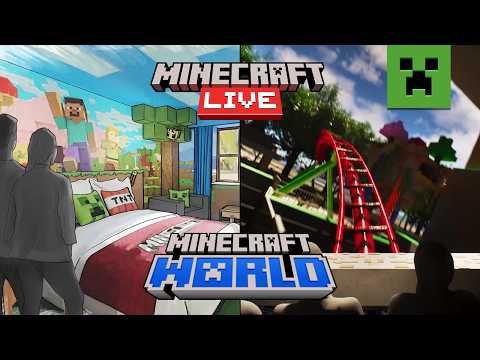 MINECRAFT WORLD: ROLLERCOASTER AND HOTEL REVEALED! | Minecraft LIVE – SEPT 2026