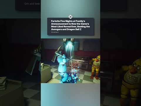 People are loving FNAF in Fortnite