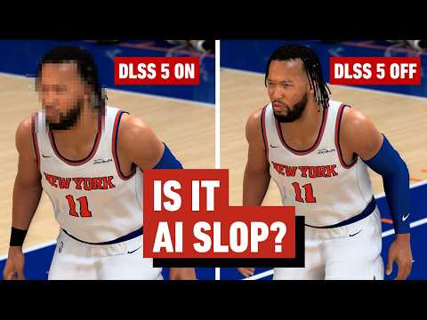 NBA 2K27 Gameplay With DLSS 5 On and Off: Is It Really AI Slop?