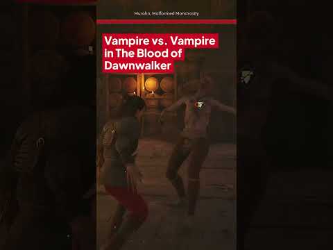 The Blood of Dawnwalker vampire vs vampire combat