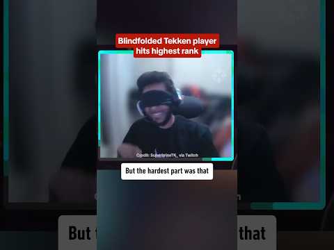 How a streamer hit the top rank of Tekken while blindfolded