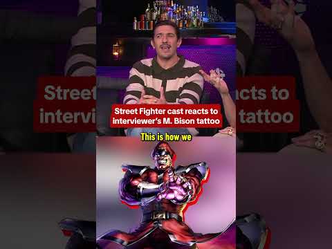 IGN interview has a very serious Street Fighter tattoo