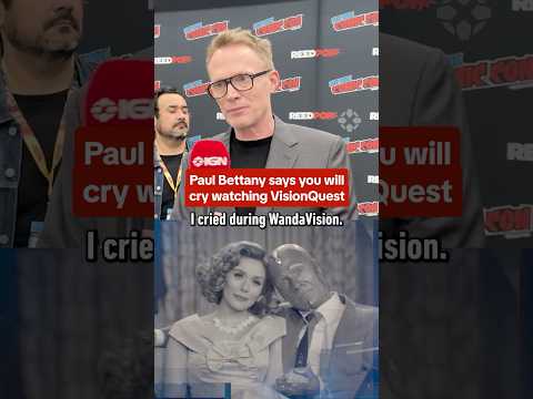 Paul Bettany says you’ll cry and smile while watching VisionQuest. #nycc #visionquest #marvel #ign