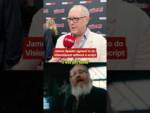 James Spader agreed to return as Ultron before reading a VisionQuest script. #nycc #mcu #visionquest