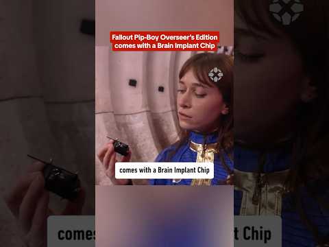 Fallout Pip Boy Overseer’s Edition comes with a Brain Implant Chip that you build yourself! #fallout