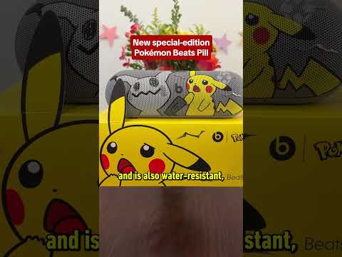 Apple and Nintendo have made a Pokémon Beats Pill featuring Pikachu and Mimikyu! #unboxing #pokemon