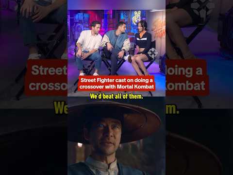 Would you want to see a Street Fighter x Mortal Kombat crossover? #streetfighter #movie #gaming #ign