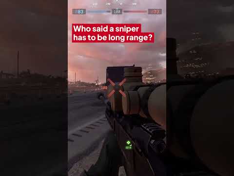 Who said a sniper has to be long range? 𖦏