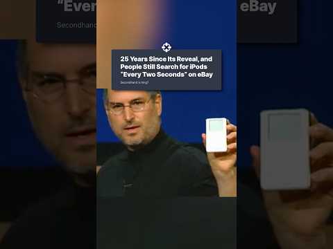 eBay says someone searches “iPod” on eBay “every two seconds worldwide.” #ebay #ipod #music #ign