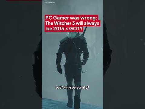 PC Gamer was wrong: The Witcher 3 will always be 2015’s GOTY 😍
