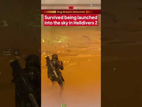 Survived being launched into the sky in Helldivers 2 ⬆️